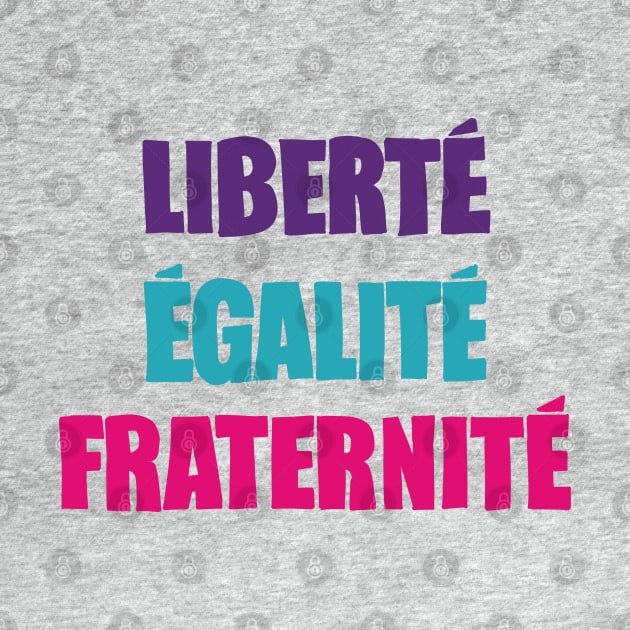 Liberté, Égalité, Fraternité / Typography Design by DankFutura